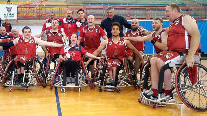 Las Rozas asciende a División de Honor de baloncesto en silla de ruedas