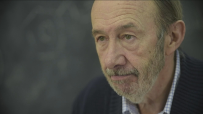 Una de las últimas entrevistas de Rubalcaba en Telemadrid