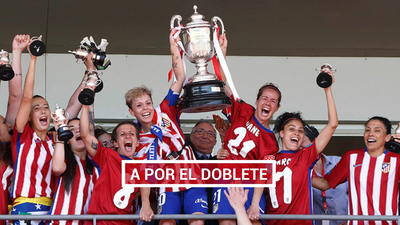 El Atlético Femenino, a un paso de conseguir un doblete histórico