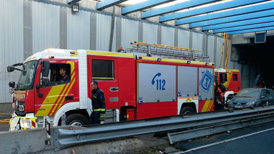 Retiran el agua y todos los vehículos atrapados en el túnel de la M-13