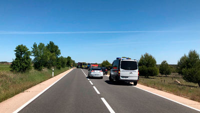 Herida grave una joven tras un accidente en la M-209, a la altura de Pozuelo del Rey