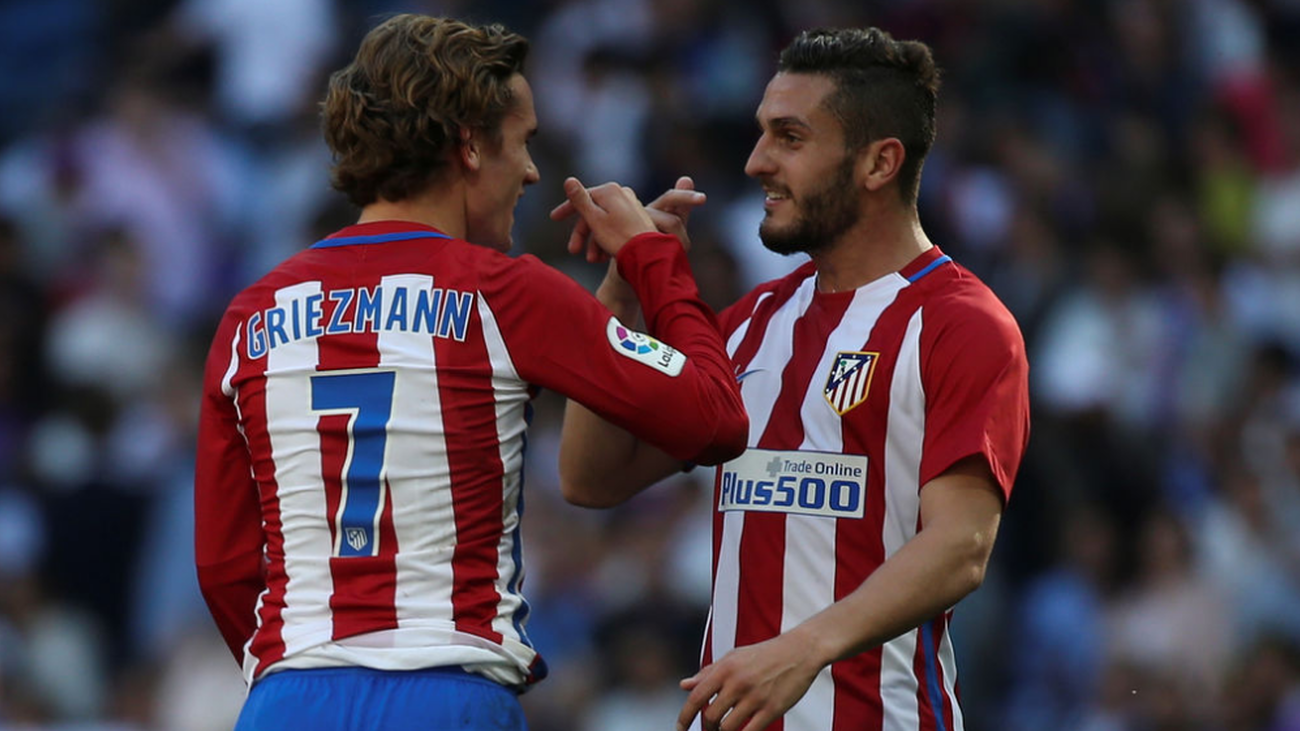 Griezmann y Koke, futuro en el aire en el Atlético de Madrid