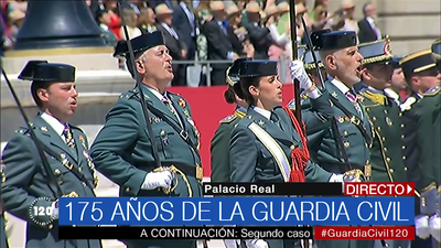 La Guardia Civil celebra su 175 aniversario con un acto en el Palacio Real