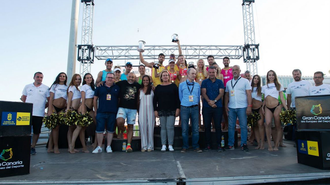 Los reyes de la Copa del Rey y de la Reina de Vóley Playa