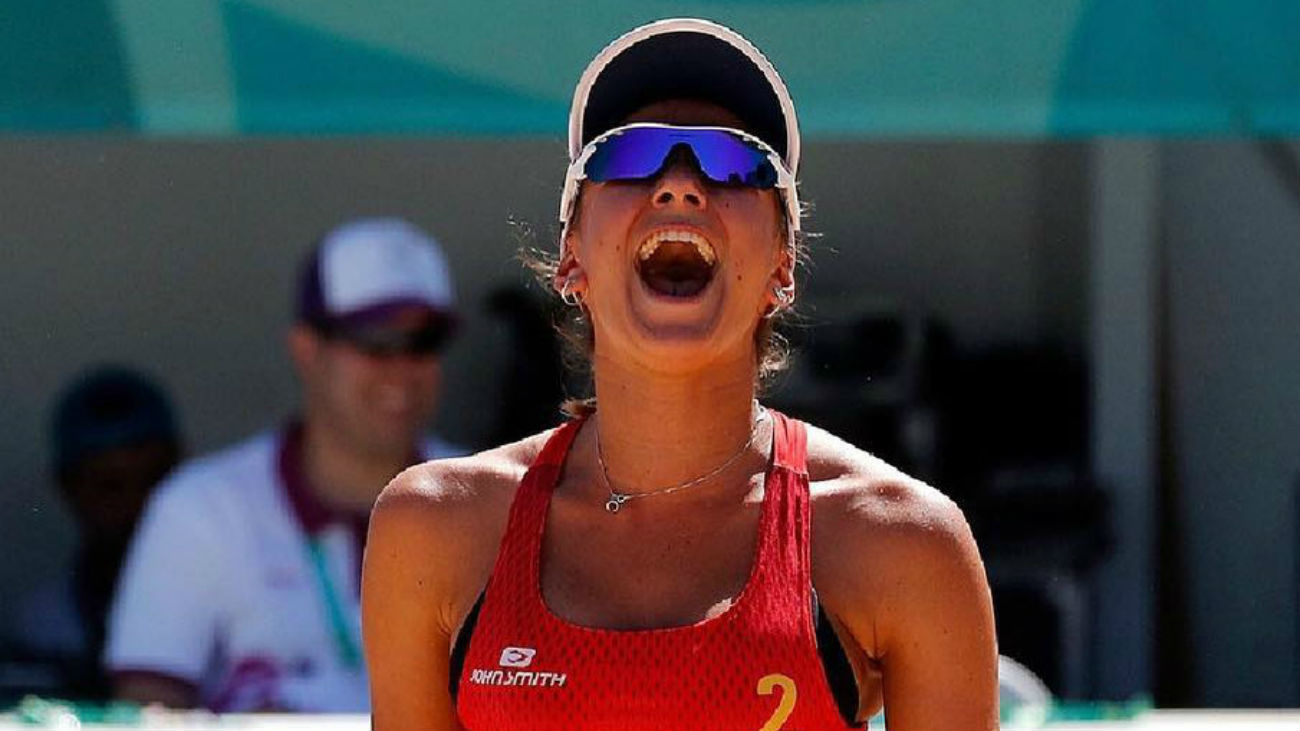 Tania Moreno: "El nivel del vóley playa de Madrid es notable"