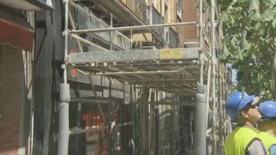 Los vecinos de General Ricardos ya pueden volver al edificio del que cayó la cornisa