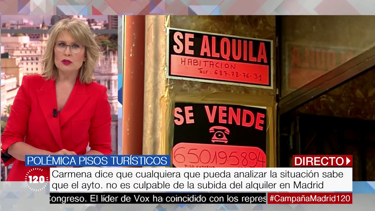 Varapalo judicial a la moratoria de los pisos turísticos de Manuela Carmena
