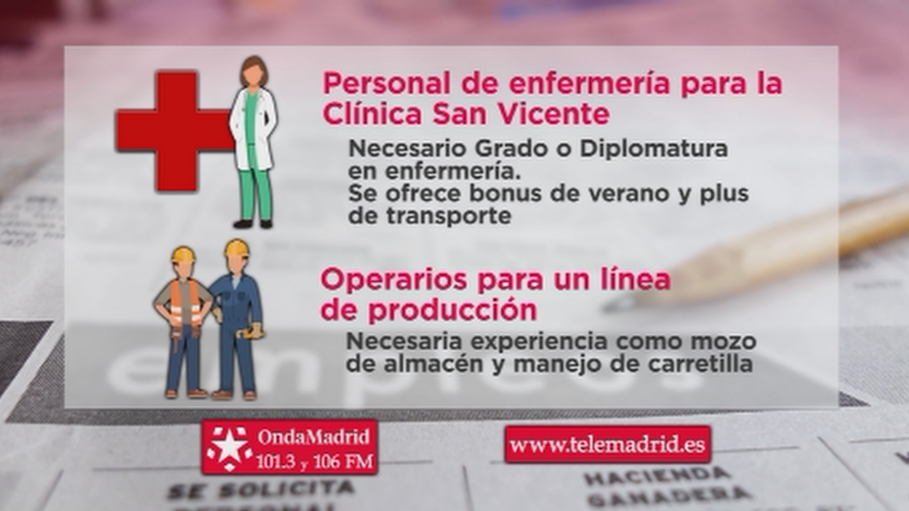 Se buscan operarios para trabajar en una línea de producción