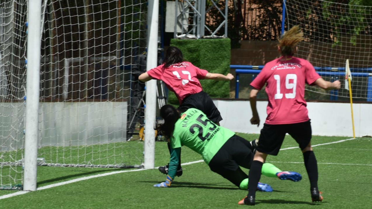 Gol de Estaún, del Olímpico, al Madrid CFF B (2-3)