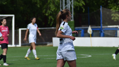 Gol de Lorena, del Madrid CFF B, al Olímpico (0-1)