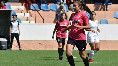 Gol de Celia, del Olímpico, al Madrid CFF B (1-3)