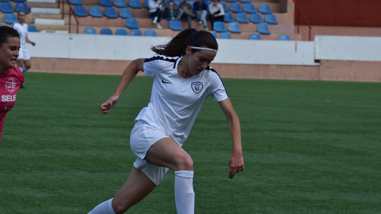 Gol de Yasmin, del Madrid CFF B, al Olímpico (0-2)