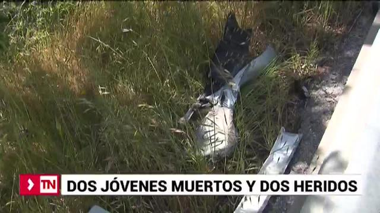 Dos jóvenes muertos y dos heridos en un accidente en Guadarrama