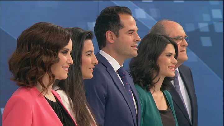 La previa: así llegaron los candidatos a la sede de Telemadrid