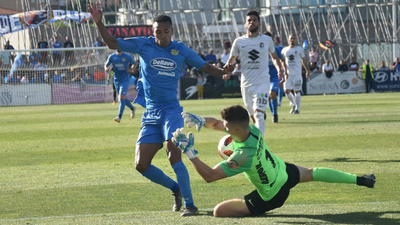 Gol de Jeisson, del Fuenlabrada, al Burgos (1-0)