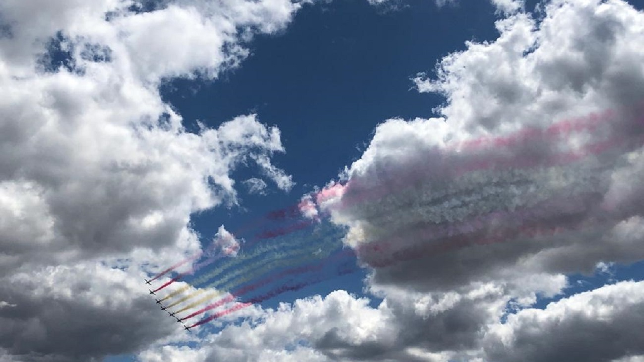 Getafe acoge a 100.000 personas en un festival exhibiciones acrobáticas aéreas