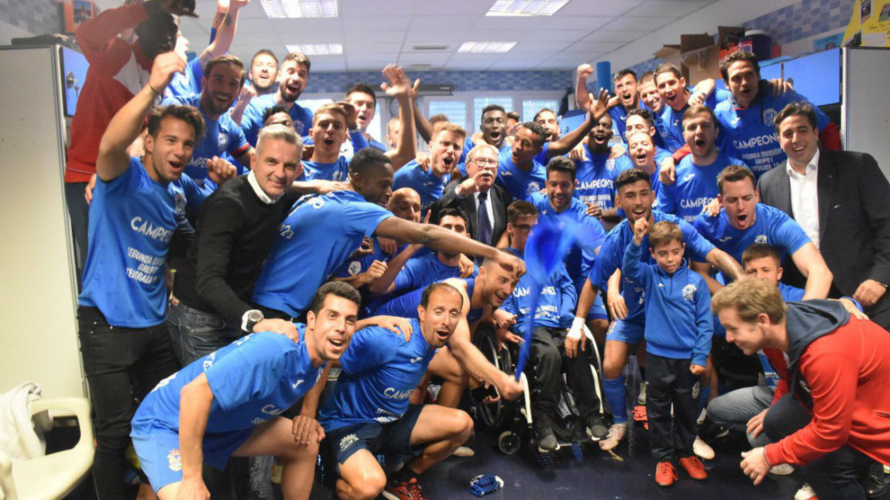 Fuenlabrada, campeón de liga en Segunda B