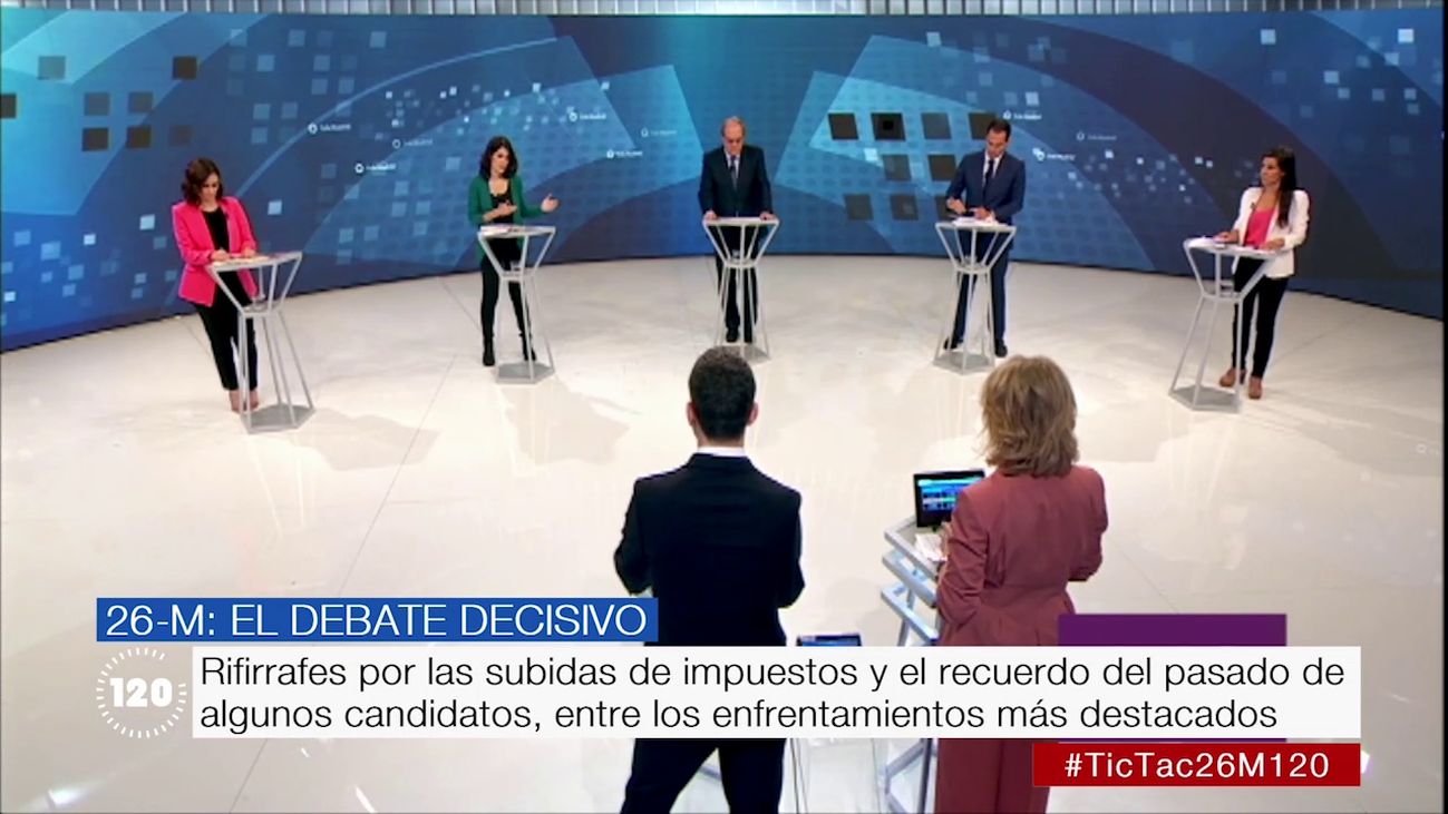 Lo mejor del debate en Telemadrid de los candidatos a la Comunidad