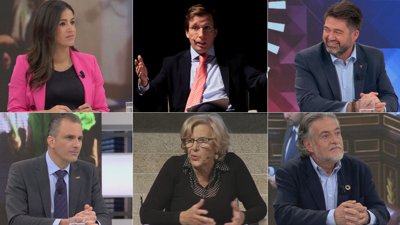 Los candidatos al Ayuntamiento de Madrid