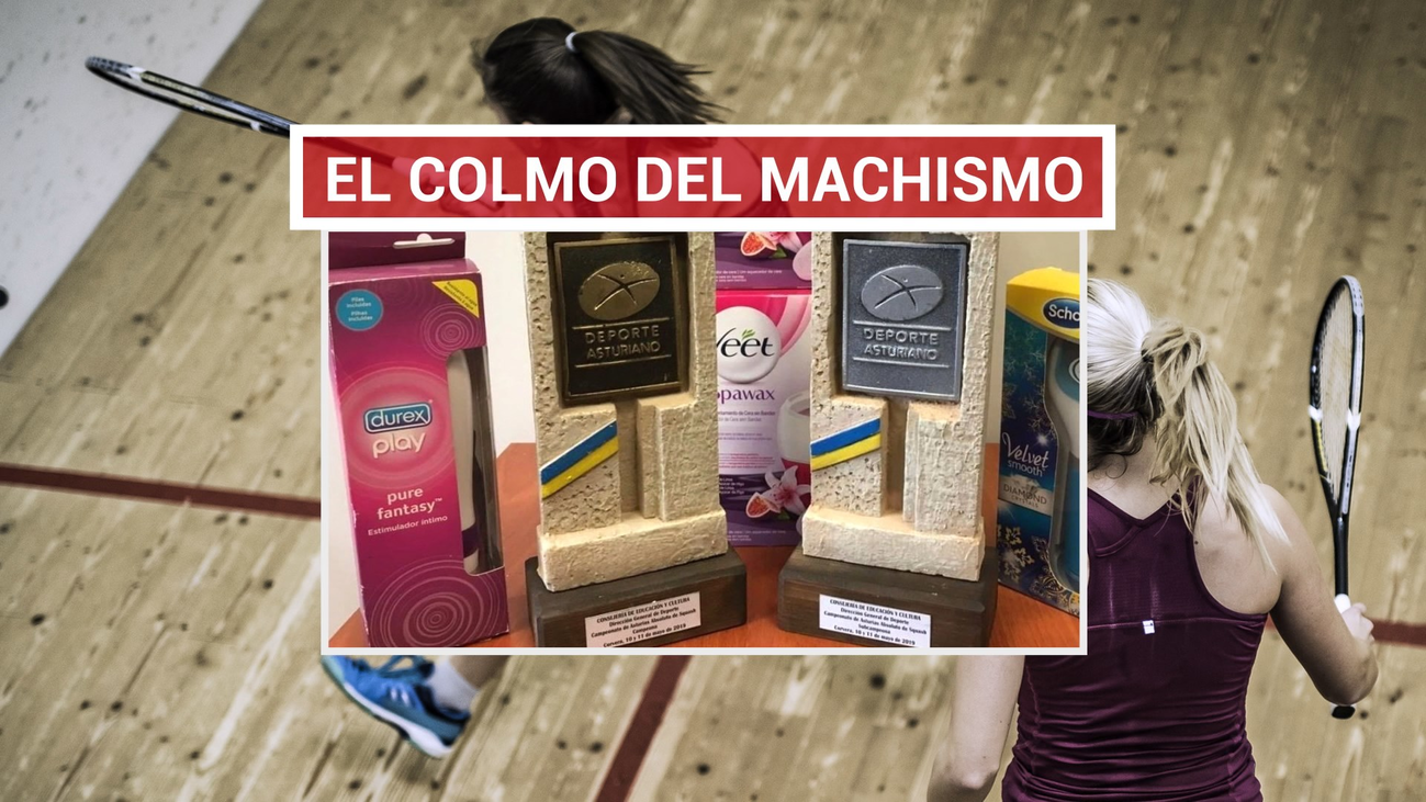 Un vibrador para las ganadoras del Campeonato de Squash de Asturias