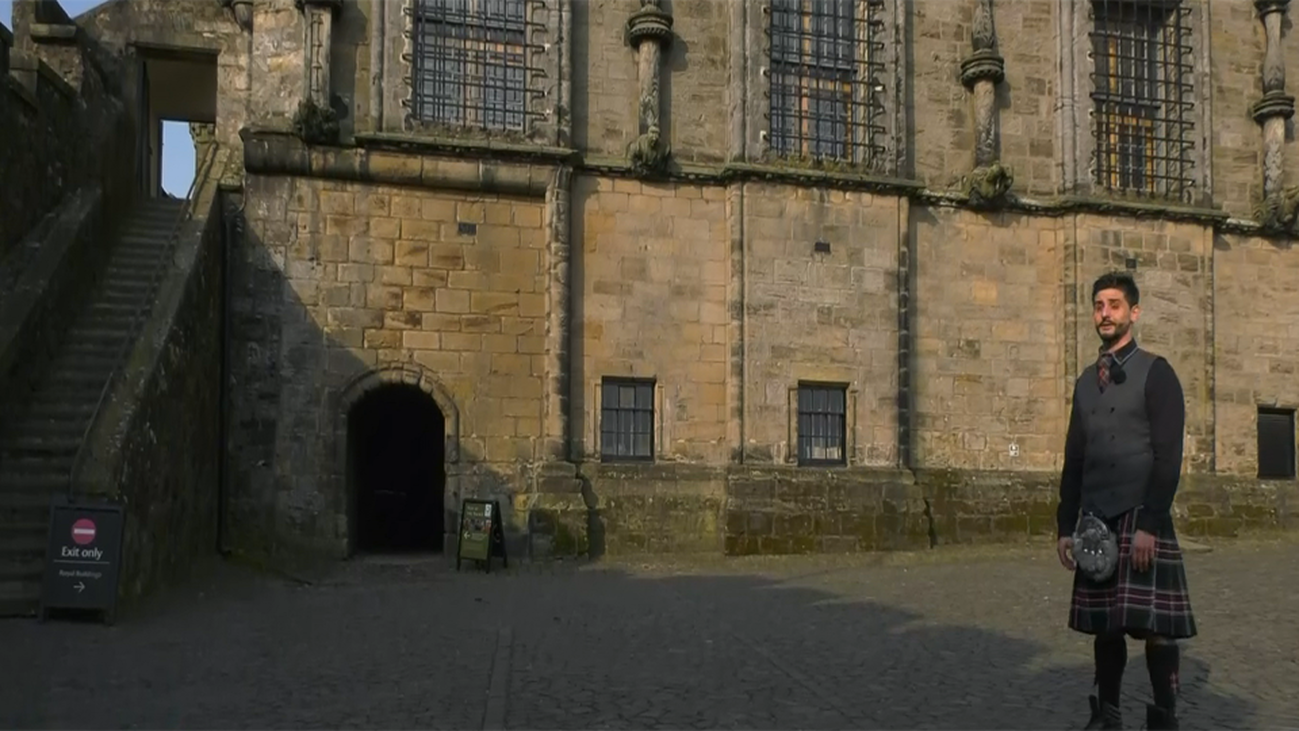 El castillo de Stirling, Monumento Nacional de Escocia