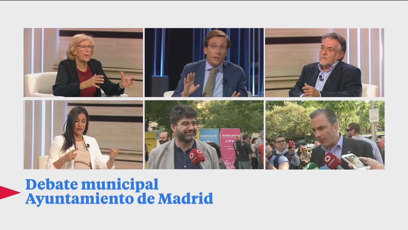 Los candidatos a la Alcaldía de Madrid, ante el debate definitivo