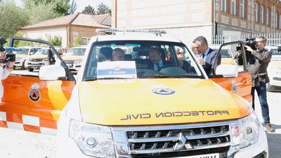 La Comunidad entrega nuevos vehículos de Protección Civil a 18 municipios
