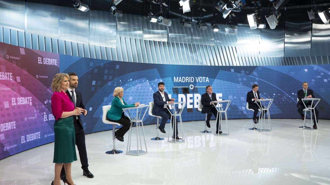 El debate al Ayuntamiento de Telemadrid logra un 10% de share y vuelve a ser ‘trending topic’ nacional en Twitter