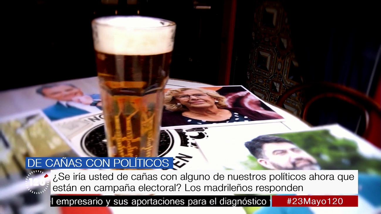 ¿Con qué político se irían los madrileños de cañas?