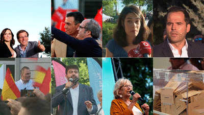 Los partidos cierran la campaña electoral en distintos puntos de la capital