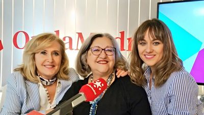 Inma Chacón, hermana de Dulce,  y Laura Toledo presentan la obra de teatro "La voz dormida"