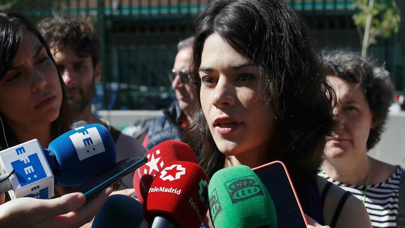 Isa Serra en declaraciones a la prensa