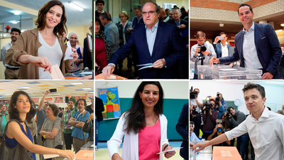 Los candidatos a la Comunidad votan llamando a la participación