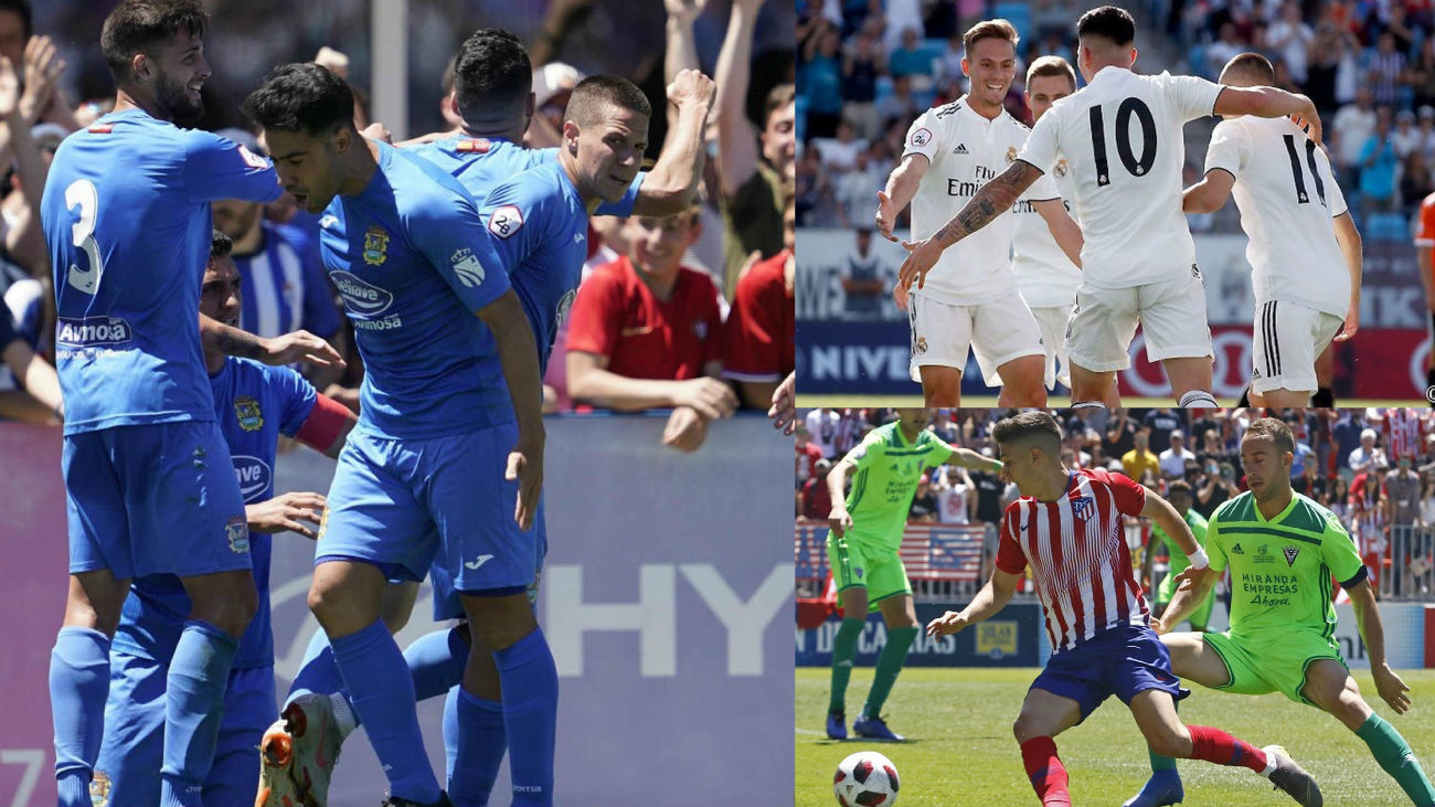 Fuenlabrada, Castilla y Atlético Madrid B