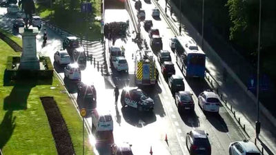 Cortado el túnel de O,Donnell debido a un accidente