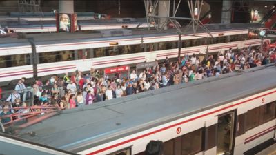 Demoras en cinco líneas de Cercanías