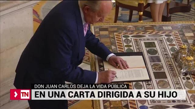 El rey Juan Carlos  se retira de la vida pública