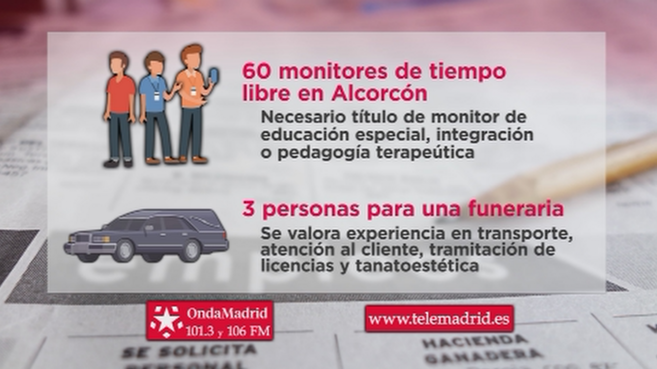 Se buscan monitores de tiempo libre para trabajar en Alcorcón