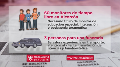 Se buscan monitores de tiempo libre para trabajar en Alcorcón