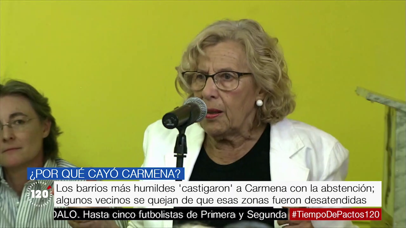 Las causas por las que Carmena ha perdido la Alcaldía de Madrid