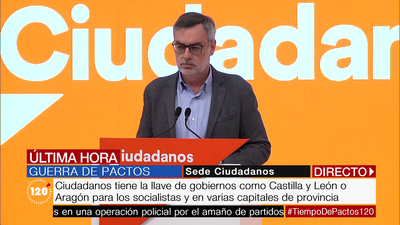 Ciudadanos pedirá en los pactos renegar de las políticas de Sánchez con el independentismo