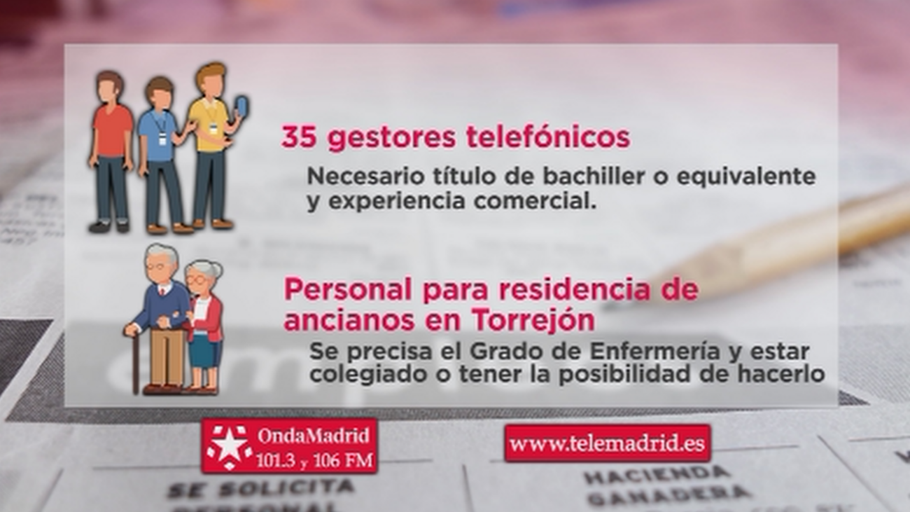Se busca personal para trabajar en una residencia de Torrejón de Ardoz