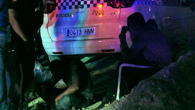 Detenida la conductora de un coche accidentado en Ceuta con siete inmigrantes dentro