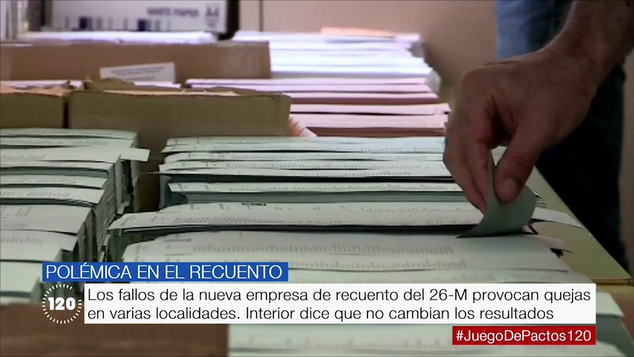 Interior confirma errores en la web del 26-M