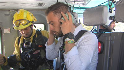 Así  actúan las brigadas forestales helitransportadas ante un incendio