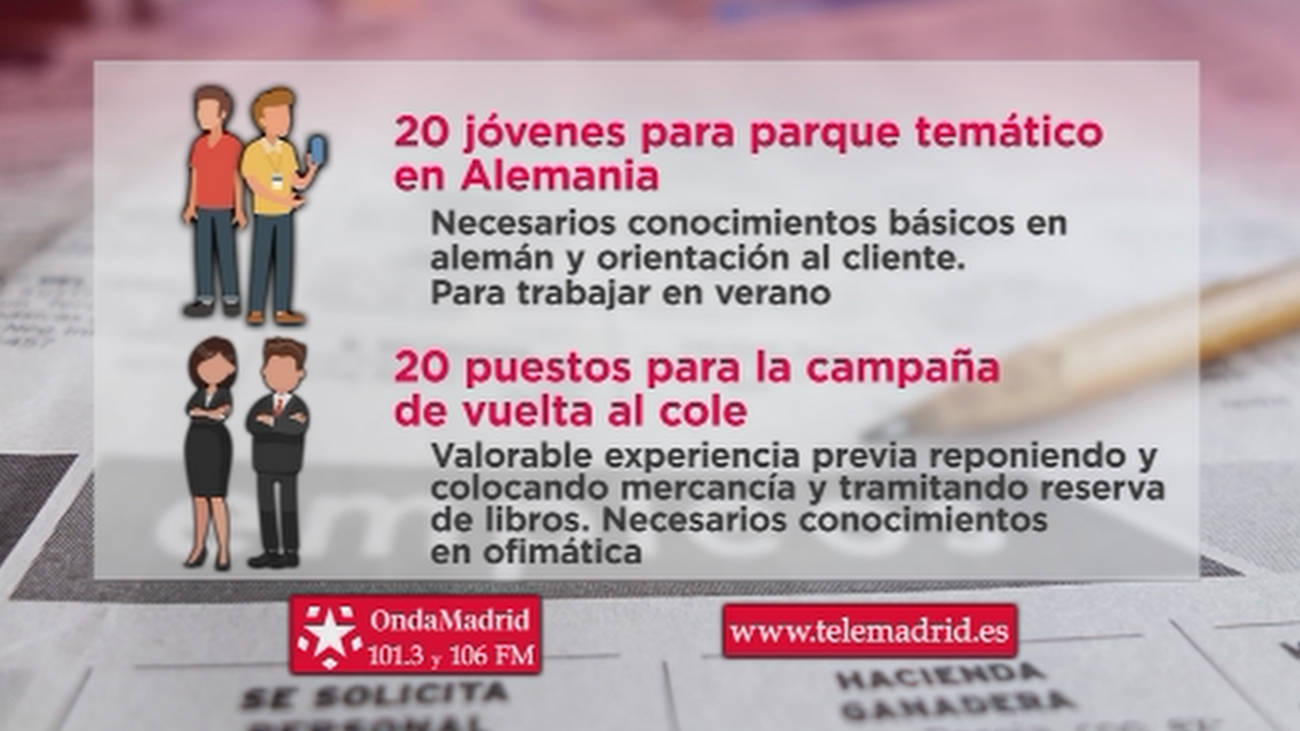 Se busca personal para trabajar en la campaña de la 'Vuelta al Cole' en Móstoles