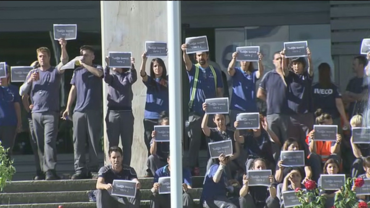 "No somos criminales", el mensaje de los trabajadores de Iveco