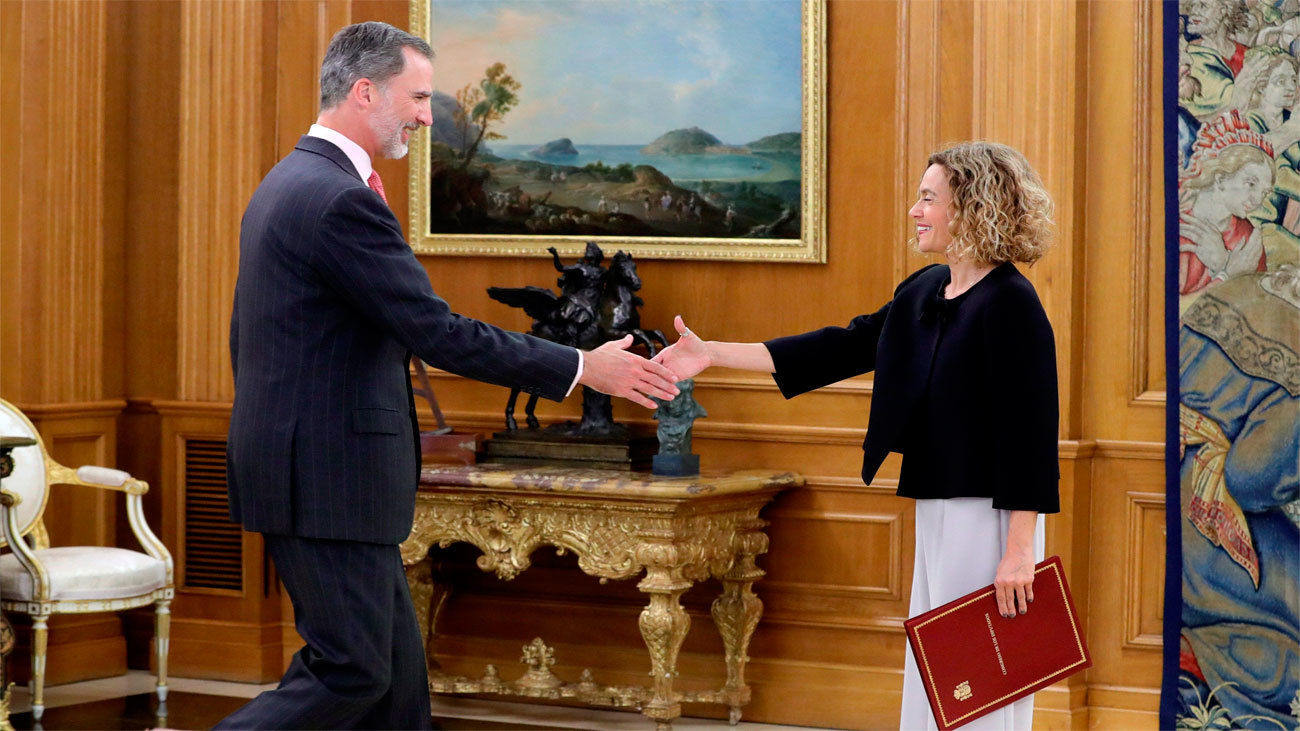 El rey se reunirá este jueves con Batet como paso previo a la ronda de consultas