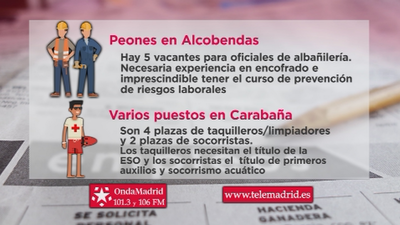 Se buscan peones de construcción para trabajar en Alcobendas
