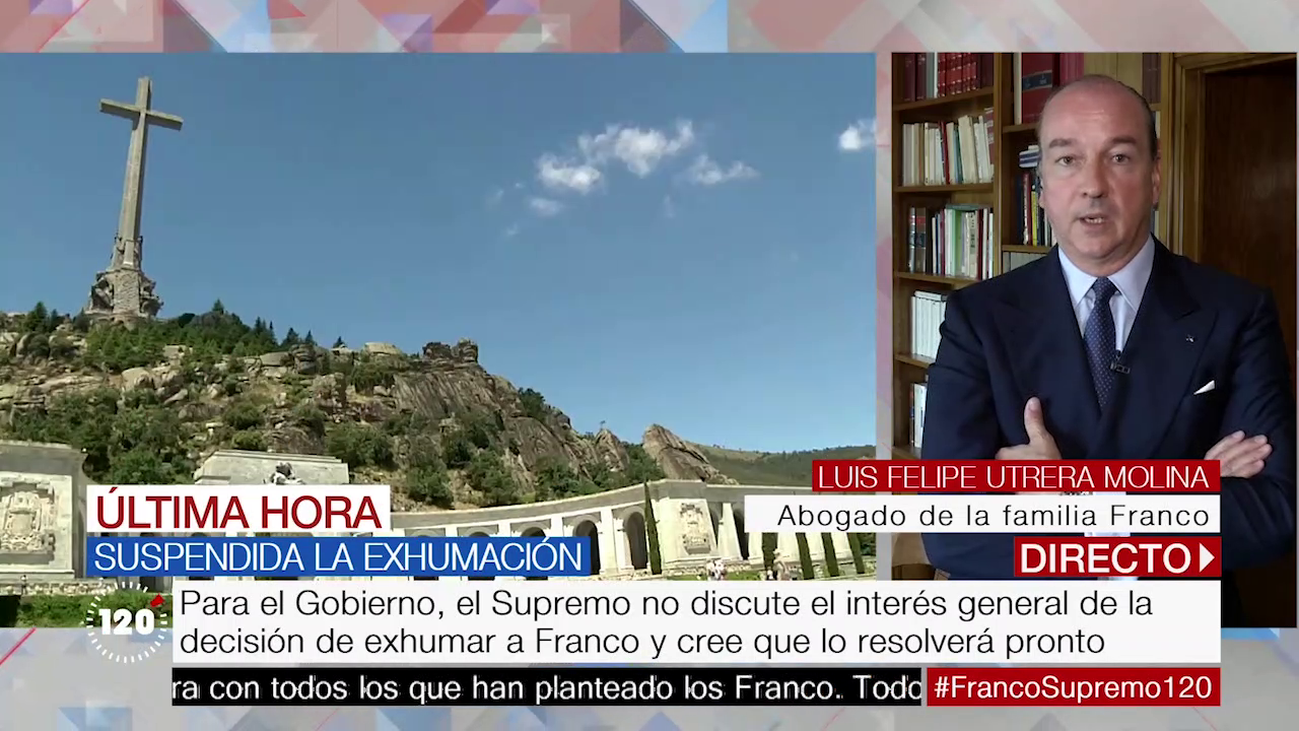 El abogado de la familia Franco: "El TS ha puesto en su sitio al Gobierno"